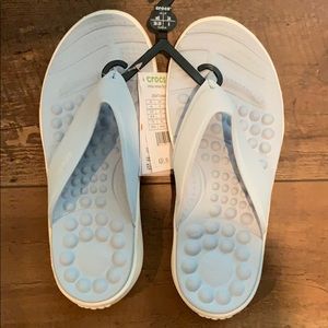 Brand new Crocs flip flops